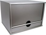 Victor Wood Midnight Black Collection, 4-Shelf Desktop Organizer, Black, (4720-5) - Image 5